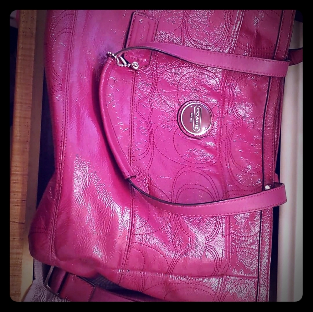 Coach baby bag
